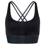 super.natural - Women's Lux Super Top - Sport-BH Gr S schwarz
