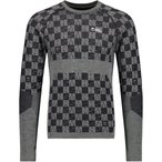 Mons Royale Ascender Merino Seamless  Herren  Langarm Unterhemden grau Größe S