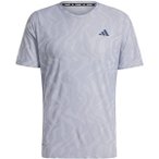 ADIDAS Herren T-Shirt Ultimate HEAT.RDY Engineered Running, Größe XL in Silber