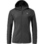 SCHÖFFEL Damen Unterjacke Fleece Hoody Style Cascata WMS, Größe 40 in Schwarz