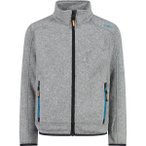 CMP Kinder Unterjacke Kapuzen Fleecejacke, Größe 128 in Grau