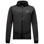 Salewa - Sella Crevasse Hooded Jacket - Fleecejacke Gr 46 schwarz