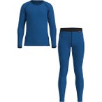 LÖFFLER Unterwäsche K SET LONG TRANSTEX WARM, Größe 104 in Blau
