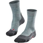 Falke TK2 Melange  Damen  Wandersocken grau Größe 41  Camping  Atmungsaktiv Me