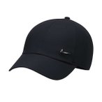 Nike Dri-Fit Club Metall-Swoosh Cap Unisex ( Schwarz L/XL Größe,)