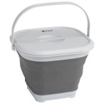 Outwell - Collaps Bucket Square with Lid - Wasserträger Gr 9 l grau