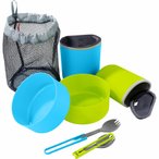 MSR 2 Person Mess Kit Geschirrset, blue/green