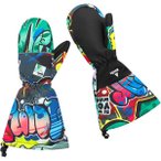 WEEDO FUNWEAR Fausthandschuhe COSMO SPRAYPRINT, Größe 104/116 in Bunt