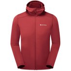 Montane Protium Lite   Herren  Fleecejacke rot Größe XL Camping  Elastisch Was