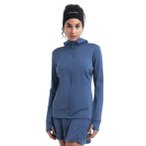 Icebreaker 260 Quantum Damen Hoodie ( Blau XS Größe,)