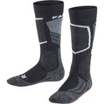 Falke SK2  Kinder  Skisocken schwarz Größe 23  Trekking Atmungsaktiv Merinowol