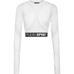 PLEIN SPORT Sporttop MULTICUT, Größe M in Weiß
