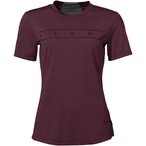 Vaude Qimsa Logo  Damen  T-Shirts lila Größe XS Mountainbike | Gravel  Elastis