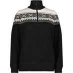 CMP Knitted WP  Damen  Pullover schwarz Größe M Trekking  Hautfreundlich