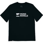 Mons Royale Icon Merino Air-Con Relaxed Damen T-Shirt ( Schwarz L)