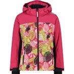 CMP Kinder Jacke KID G JACKET SNAPS HOOD, Größe 128 in Rot
