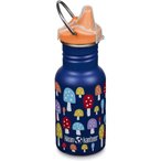 Klean Kanteen Kid Classic Narrow 12oz - Sippy, einwandig mushrooms/sippy cap/355