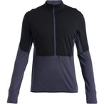 Icebreaker 200 Realfleece Descender Half Zip  Herren  Longsleeves schwarz Größ