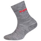 super.natural - Kid's All Day Socks 2-Pack - Merinosocken 23-26 grau