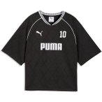 PUMA Damen Shirt SPORT Relaxed Jersey, Größe S in Schwarz
