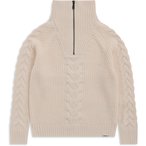 Bergans Milde Knitted Wool Half Zip  Damen  Pullover creme Größe XL Lifestyle 