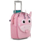 Affenzahn - Kinderkoffer Einhorn - Kinderrucksack rosa