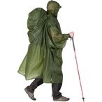 Exped Pack UL Poncho  Regenjacke gruen Größe M Trekking  Klein verpackbar Wass