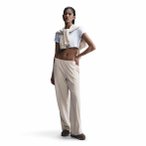 Nike W NSW NK Chill Velour Mid-Rise Overhead Sweatpant Damen ( Beige XL Größe,