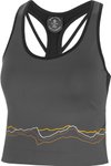 Wild Country - Tanktop - Session Aop W Bra Onyx für Damen - Größe L - Grau