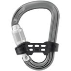 Petzl Attache Bar Karabiner  Karabiner grau Größe One Size Alpinklettern | Spo
