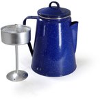Origin Outdoors Emaille Kaffeekanne  Campinggeschirr blau Größe 1.8L