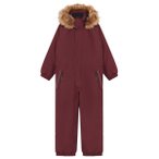 Color Kids - Kid's Coverall with Fake Fur 742845 - Overall Gr 98 rot