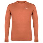 Salewa - Puez Melange Dry L/S Tee - Funktionsshirt Gr L orange