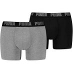 PUMA Herren Boxershorts, 2er Pack -  Everyday Basic Boxers 2P, Cotton Stretch, e