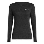 Salewa Puez Melange Dry’Ton Damen Longsleeve ( Schwarz 40 Größe,)