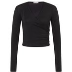 Mandala Wrap  Damen  Longsleeves schwarz Größe M Lifestyle | Yoga  Hautfreundl