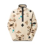 Picture - Kimag Printed 1/4 Fleece - Fleecepullover Gr S beige