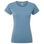 Mountain Equipment - Women's Groundup Stripe Tee - Funktionsshirt Gr 34 blau