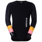 Scott - Tee Tuned L/S - Radtrikot Gr S schwarz