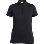 Icebreaker Tech Lite III Polo  Damen  T-Shirts schwarz Größe XS Trekking  Meri