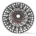 Sram XS-1297 T-Type 10-52Z 12-Fach Kassette-Grau-10-52