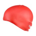 Speedo - Plain Moulded Silicone Cap Junior - Badekappe rot