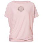 super.natural - Women's Ornamental Loose Tee - Merinoshirt Gr XS rosa