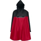 Vaude Valero Poncho  Regenjacke rot Größe S Commuting  Winddicht Wasserabweise