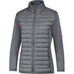 JAKO Damen Hybridjacke Premium, Größe 34 in Grau