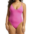 Seafolly V Neck One Piece Damen ( Pink 36 Größe,)