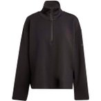 ADIDAS Damen Sweatshirt Soft Lux Quarter-Zip, Größe XS in Schwarz