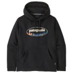 Patagonia - 95 Oval Logo Uprisal Hoody - Hoodie Gr L schwarz