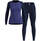 ODLO Damen Funktionsunterwäsche "Active Warm Eco" Set 2-teilig, Größe XL in B