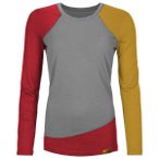 Grüezi Bag - Women's Woodwool Longsleeve Lady Phillippa - Merinoshirt Gr XS gra